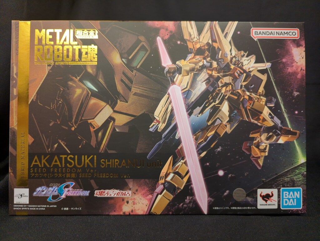 BANDAI SPIRITS METAL ROBOT魂 機動戦士ガンダムSEED DESTINY アカツキ（シラヌイ装備） SEED FREEDOMVer.