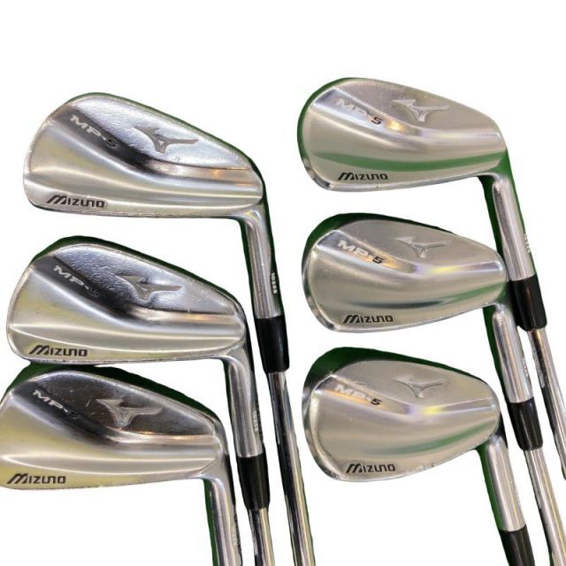 【中古】 ミズノ MP-5 6S アイアンセット IR 純正特注シャフト (フレックスX) メンズ 男性用 右利き 右用 Cランク ゴルフクラブ