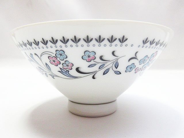 昭和レトロ Noritake ノリタケ Blue Waltz ブルーワルツ 茶碗 5客