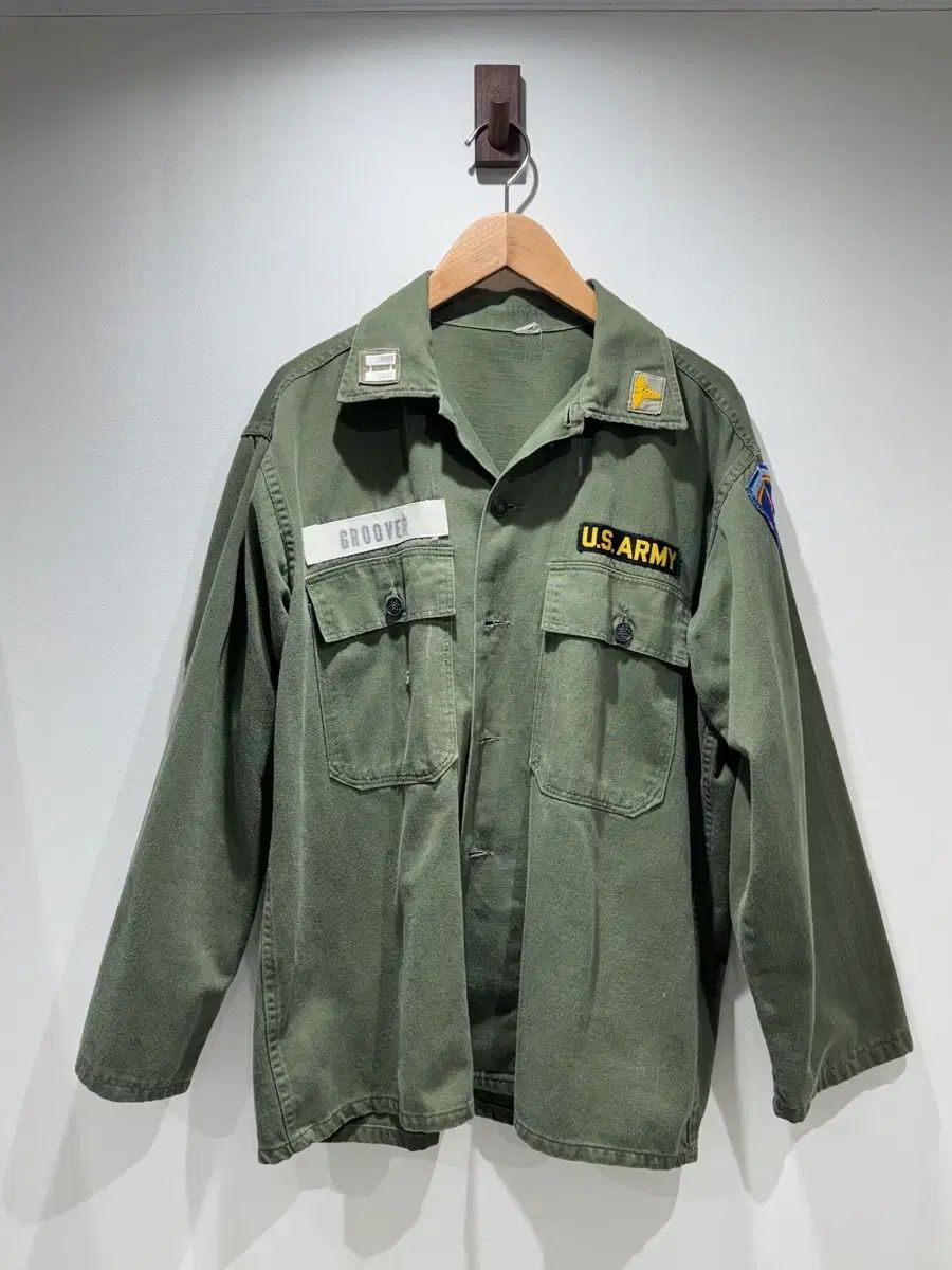 米軍 1世代 極初期型 フルパッチ 107 シャツ