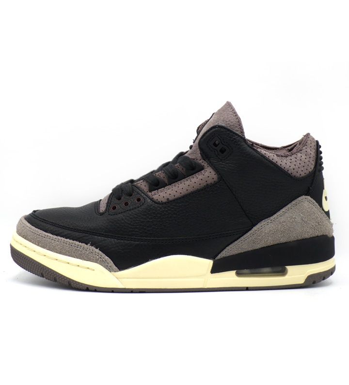 ナイキ NIKE × ア マ マニエール A MA MANIERE 【 WMNS AIR JORDAN 3 Black and Flat Pewter FZ4811 001 】 ブラック アンド フラット ピューター スニーカー　f31416