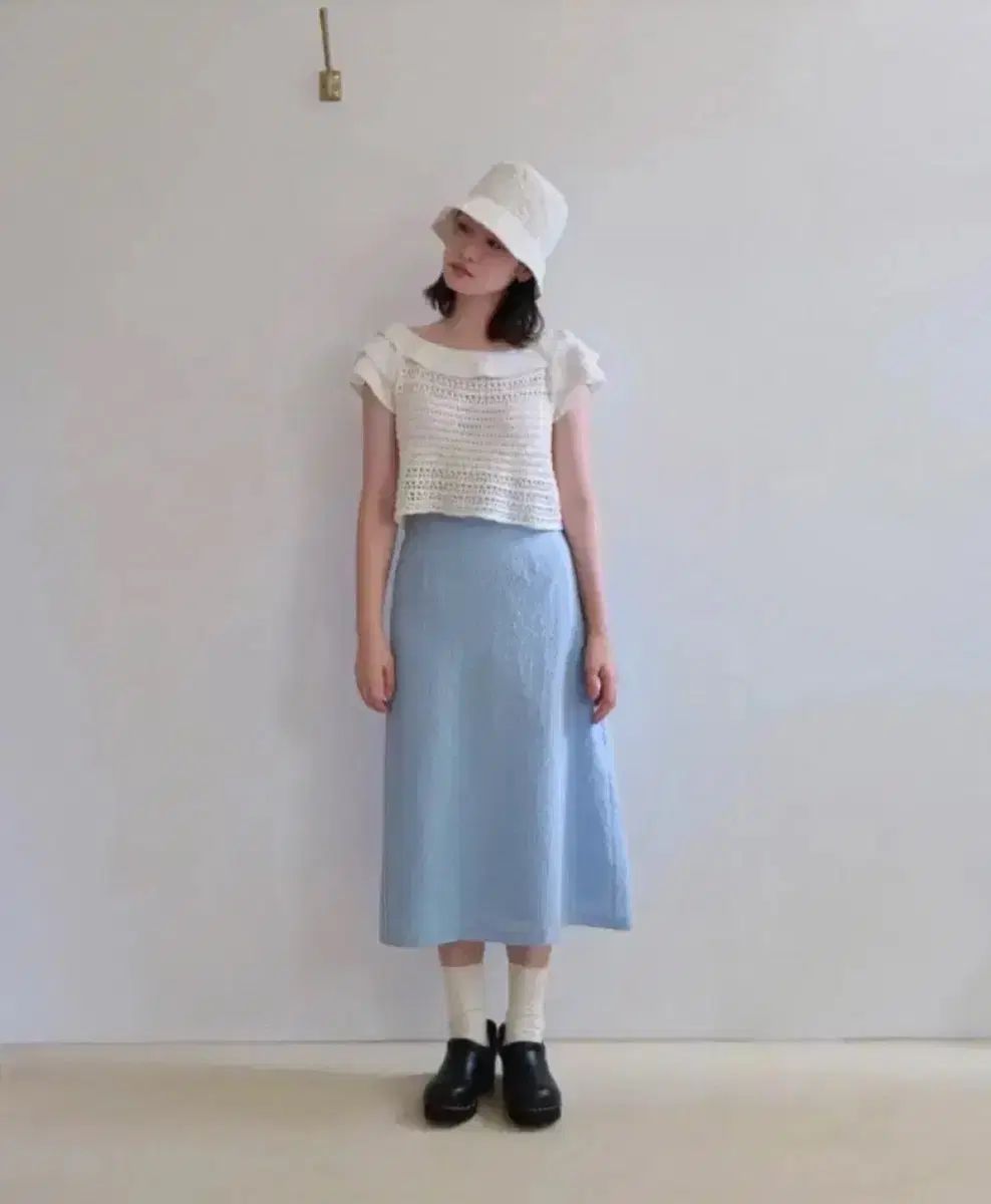 Sheiscute ソルベ スカート スカイブルー