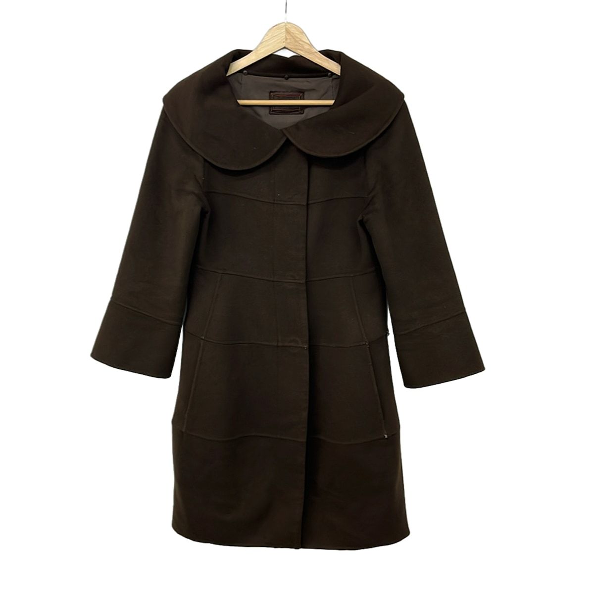 FOXEY(フォクシー) コート サイズ38 M レディース美品 - 25866 ダークブラウン 長袖/カシミヤ/BOUTIQUE/秋/冬 12,556円