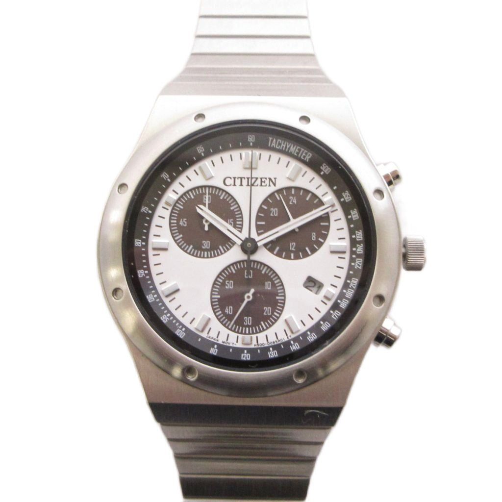 シチズン CITIZEN エコドライブ クロノドライブ 腕時計 アナログ ソーラー シルバー AT2541-54A /BM
