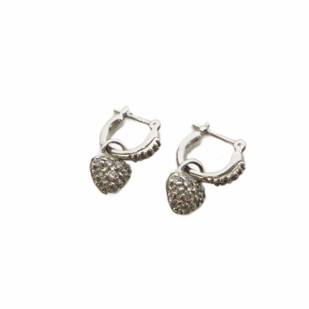 ete ピアス ハート ete エテ ハート ピアス K18 シルバー925