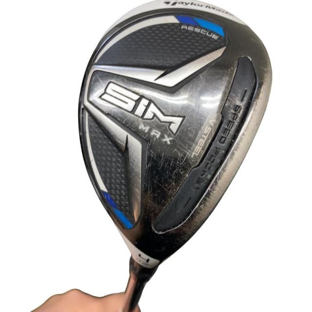 【中古】 テーラーメイド SIM MAX U4 ユーティリティ UT KBS MAX85 JP (フレックスS) メンズ 男性用 右利き 右用 Cランク ゴルフクラブ