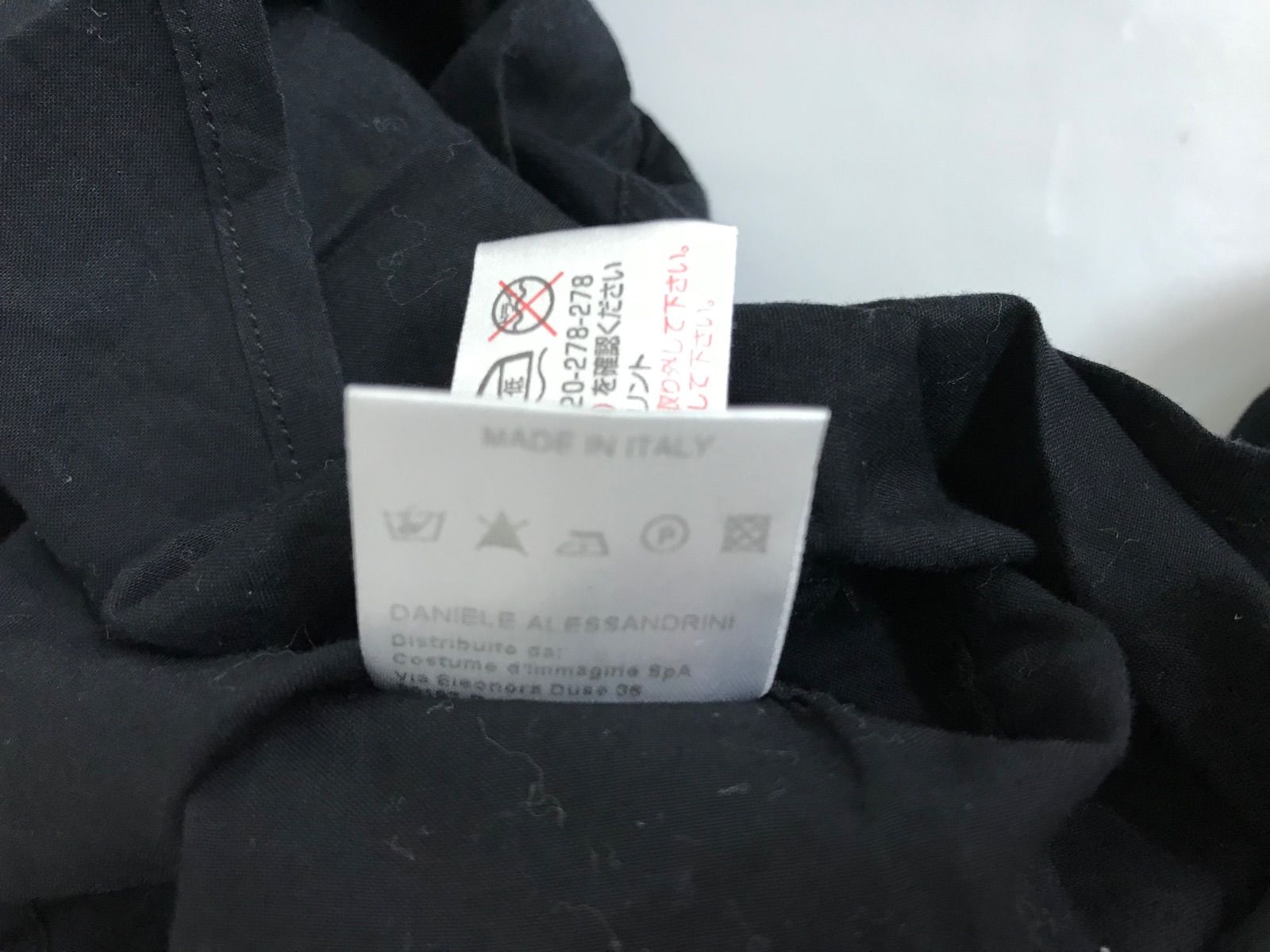 本物ダニエレアレッサンドリーニDANIELEALESSANDRINIコットン水玉柄 