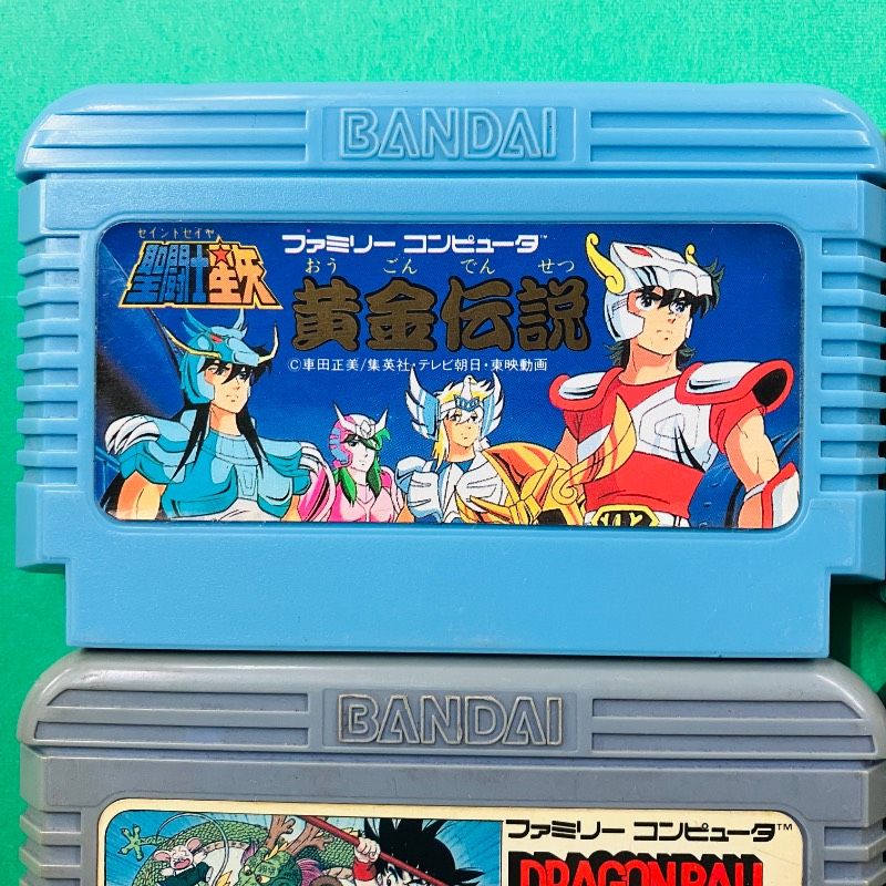 カセットのみ】【6点セット】ファミコン 聖闘士星矢 黄金伝説 聖闘士