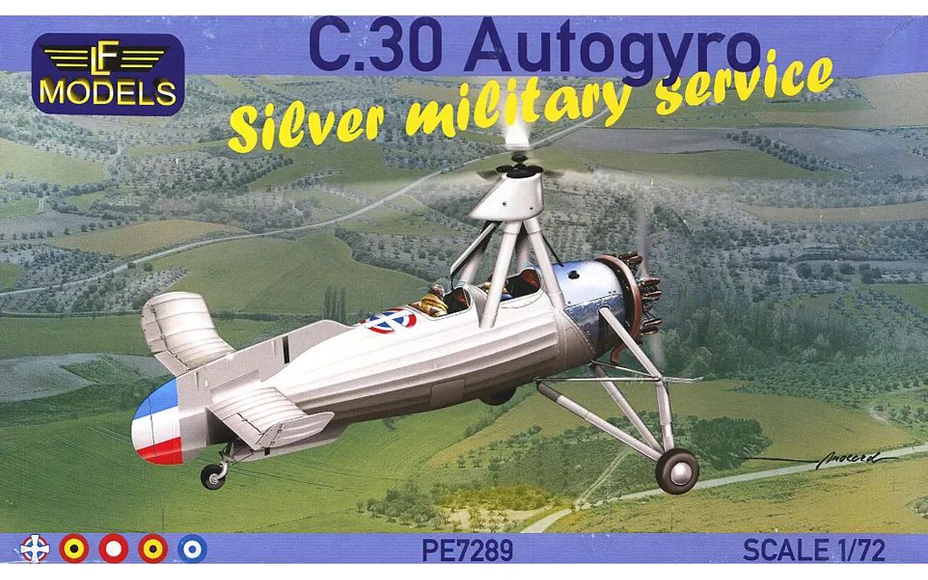 【新品】プラモデル 1/72 シエルバ C.30 オートジャイロ ”銀翼軍用機” [LFMPE7289]