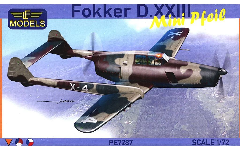 【新品】プラモデル 1/72 フォッカー D.XXIII 試作双発戦闘機 [LFMPE7287]