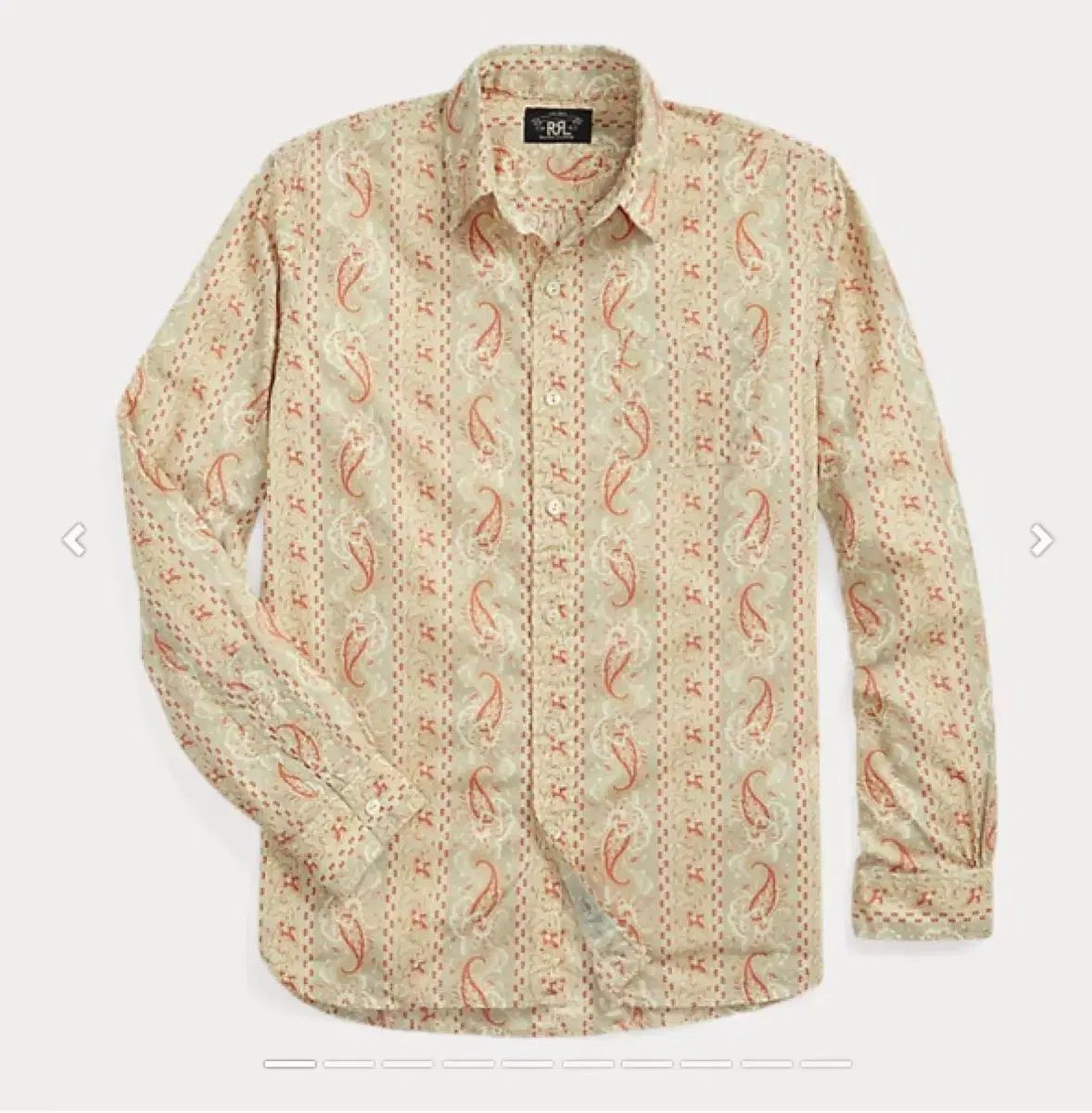 RRL ベイズリー プリント シャツ M