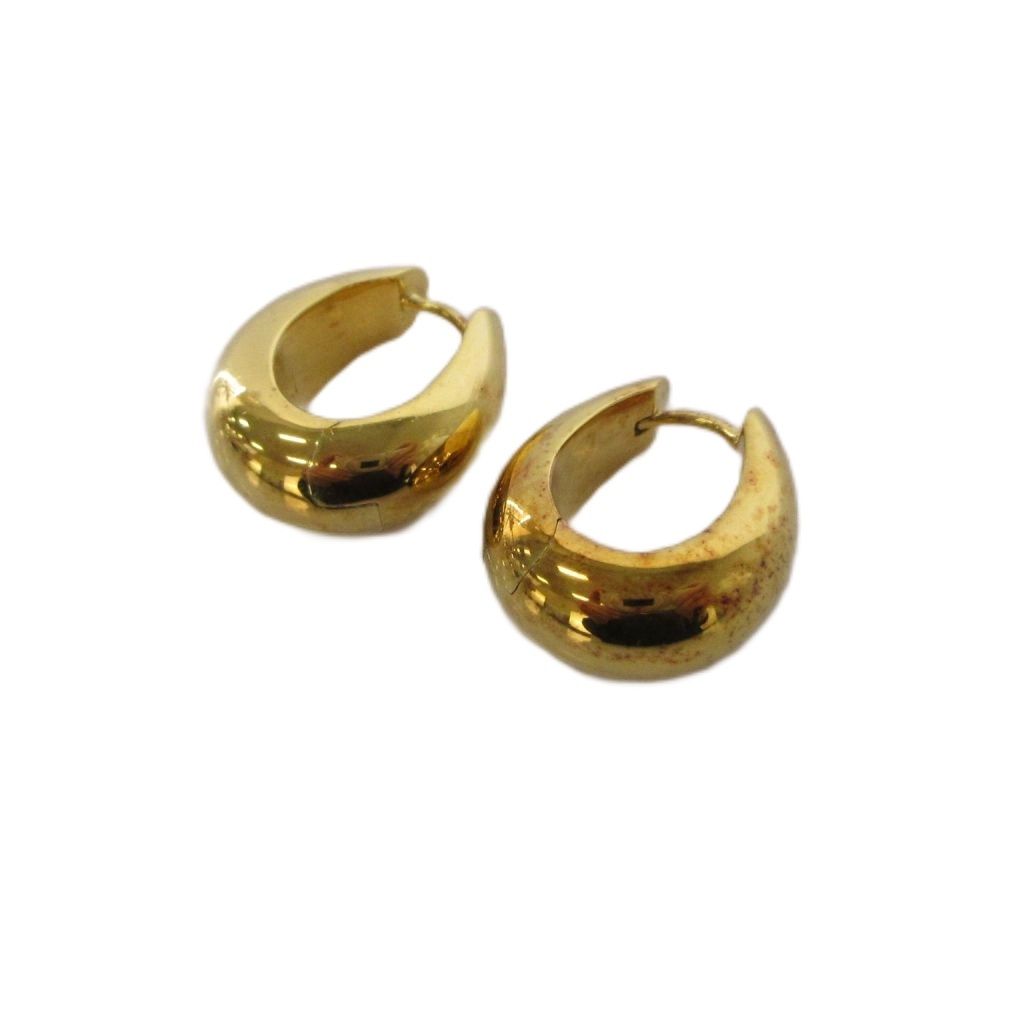 トムウッド TOMWOOD Ice Hoop Small Gold ピアス SV925 ゴールドカラー /BM