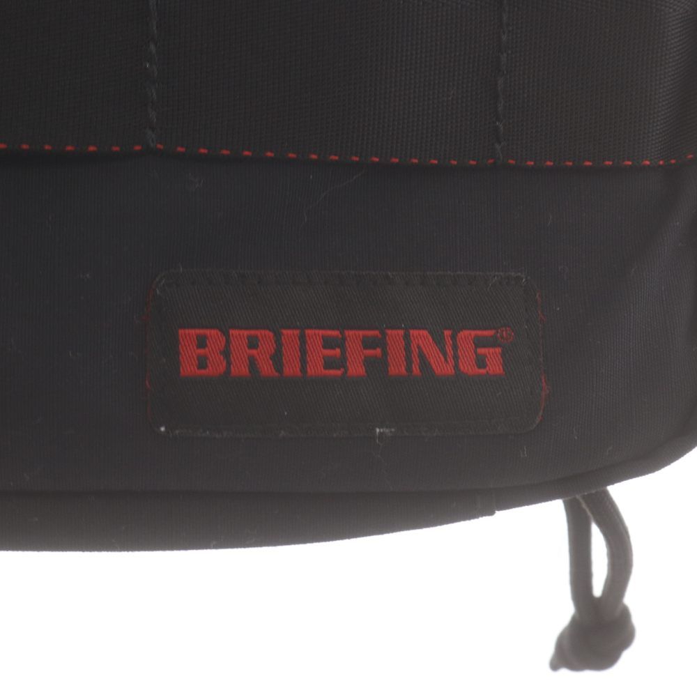 ブリーフィング BRIEFING ポーチ ロゴ 黒 ブラック /AN47 - メルカリ