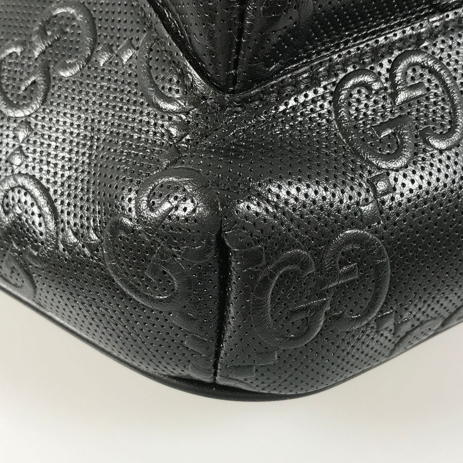 グッチ GUCCI GG エンボス ベルトバッグ 645093 レザー ボディバッグ