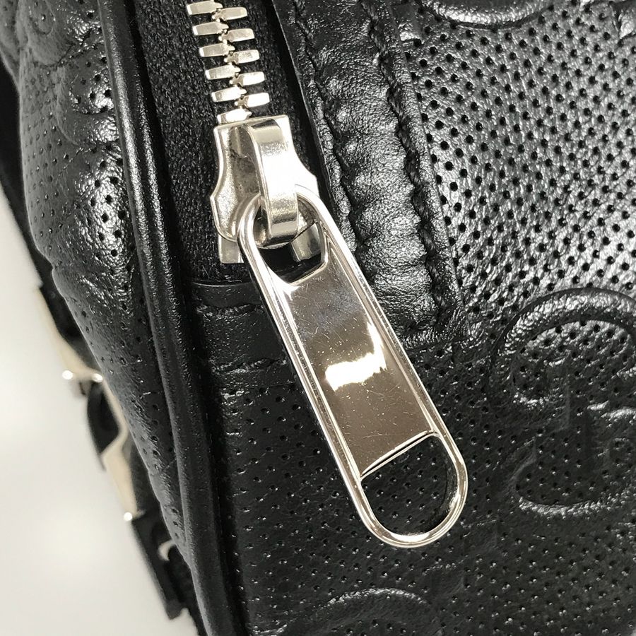 グッチ GUCCI GG エンボス ベルトバッグ 645093 レザー ボディバッグ