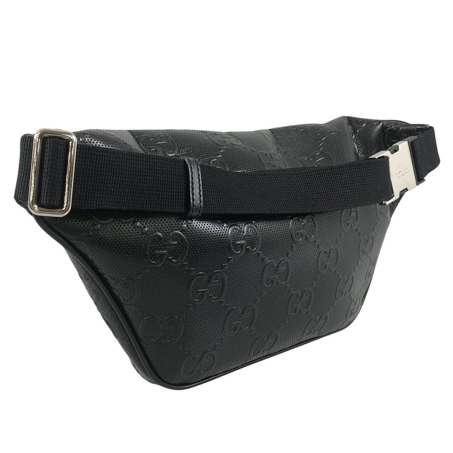 グッチ GUCCI GG エンボス ベルトバッグ 645093 レザー ボディバッグ