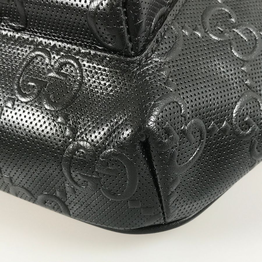 グッチ GUCCI GG エンボス ベルトバッグ 645093 レザー ボディバッグ