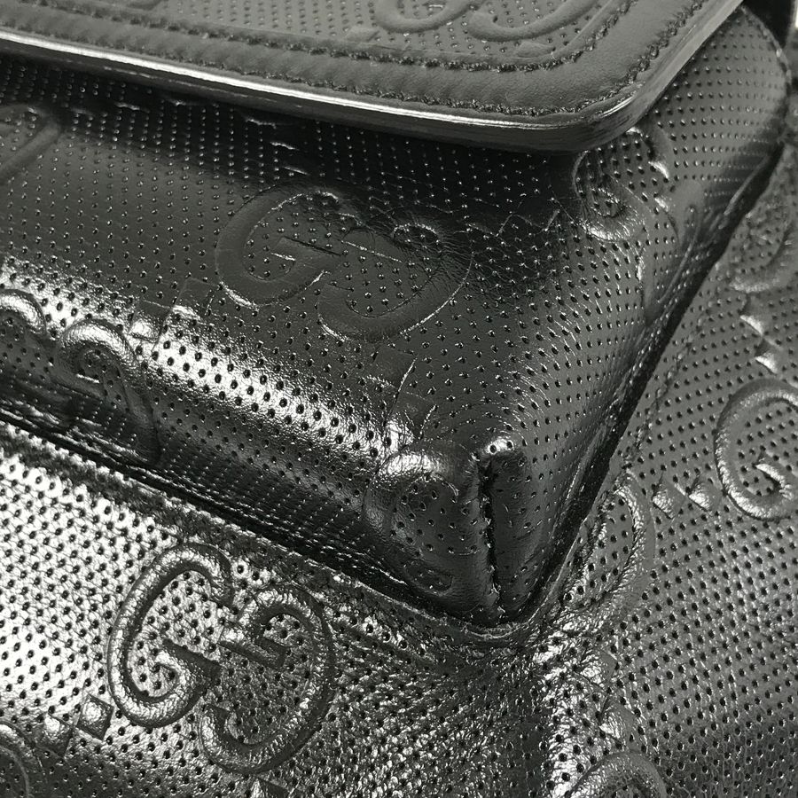 グッチ GUCCI GG エンボス ベルトバッグ 645093 レザー ボディバッグ