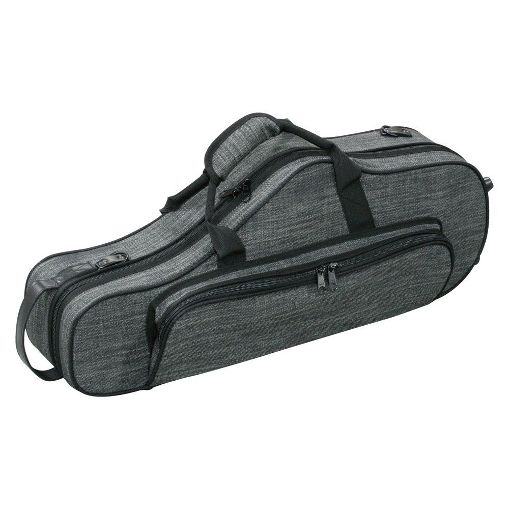 特価商品 キクタニ 軽量 アルトサックスケース ツイード生地 グレイ AS-Tweed GREY
