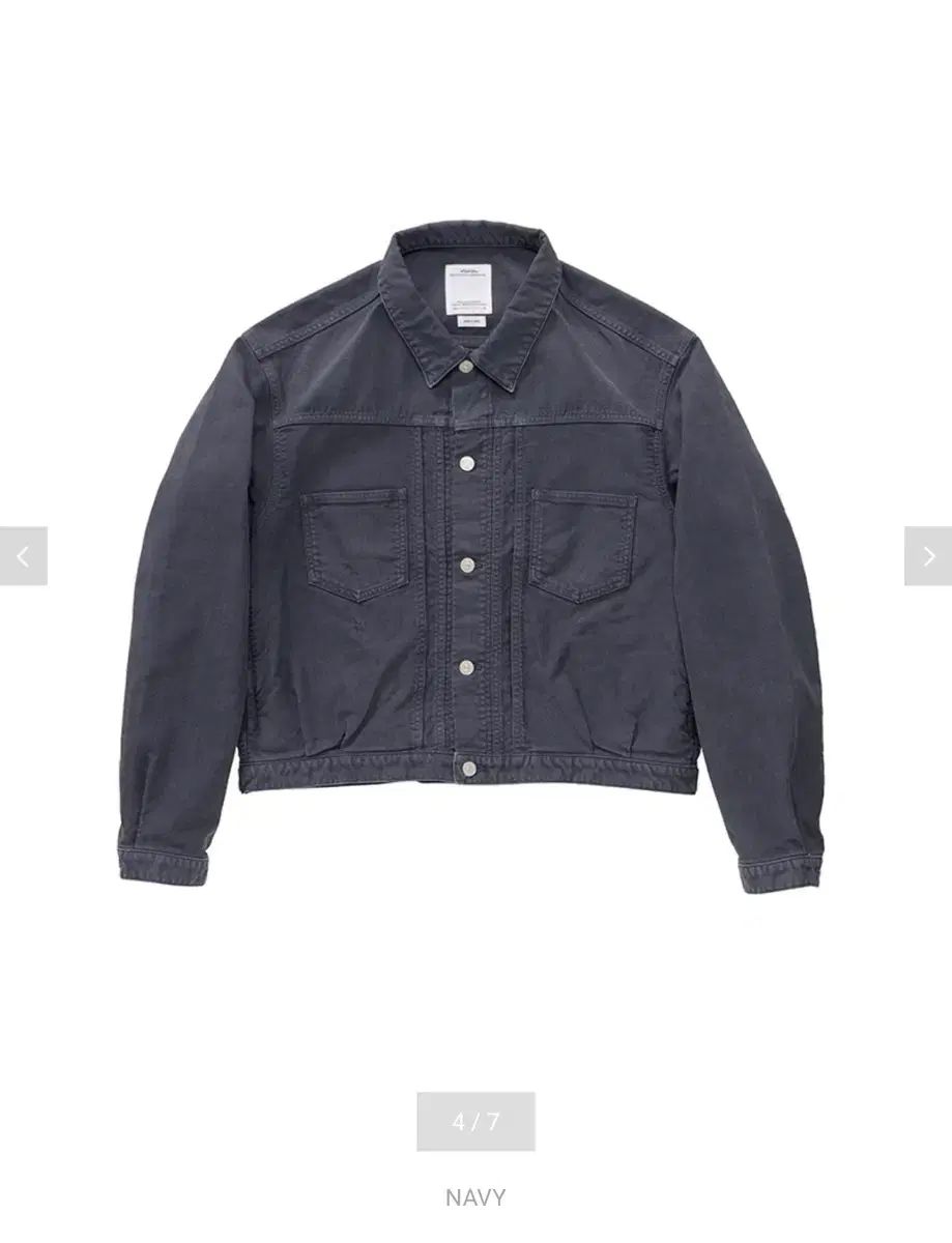 (4) visvim 26ss chore jkt gcords ネイビー