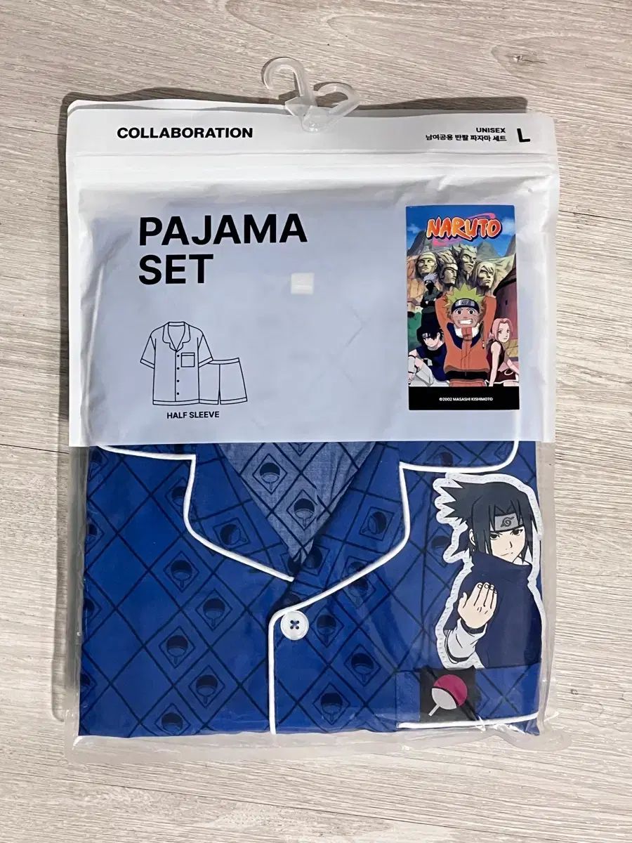 SPAO NARUTO -ナルト- うちは サスケ パジャマ セット L