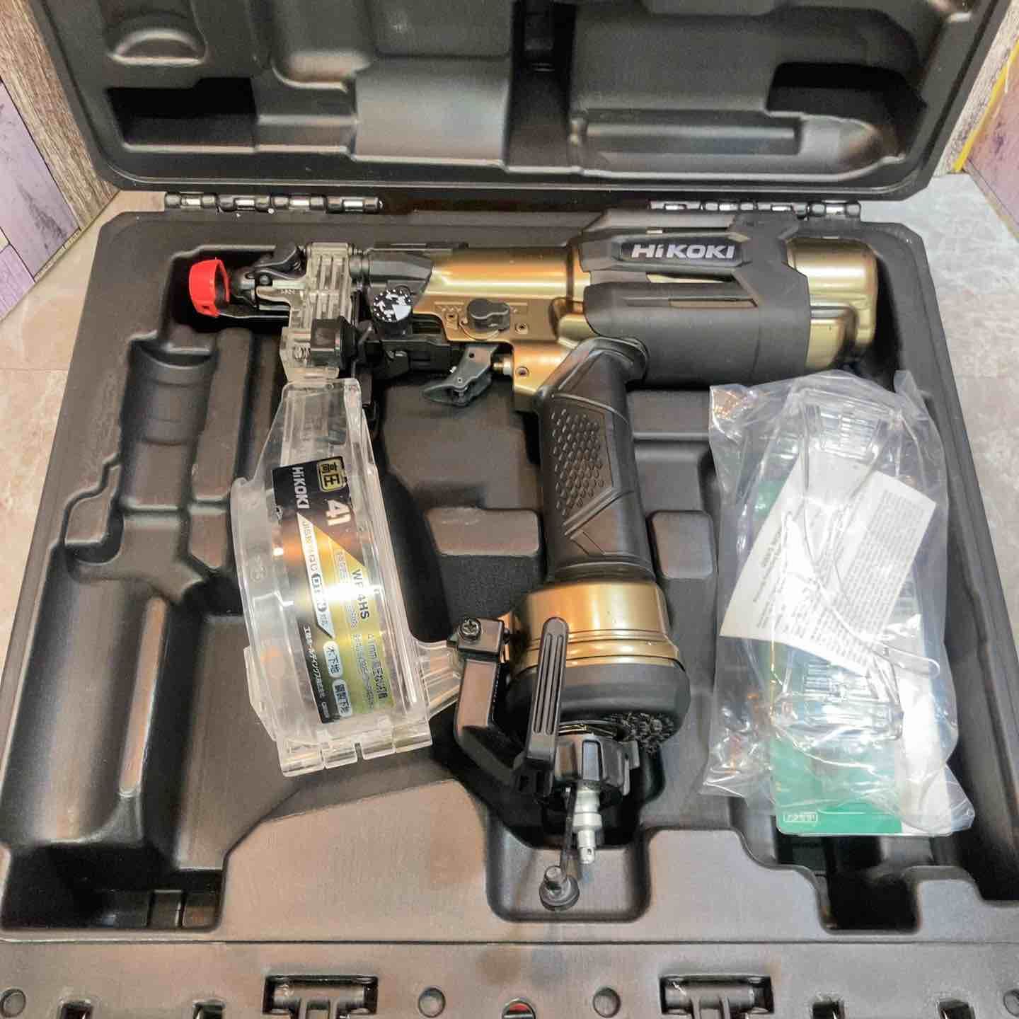 【美品】★ハイコーキ(HIKOKI ※旧:日立工機) 高圧エアネジ打ち機 WF4HS【八潮店】
