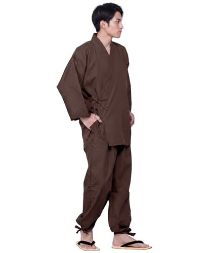【新品】作務衣 さむえ 男性用 メンズ 夏 冬 通年 大きいサイズ さむい 男性 プレゼント 父の日 25fecc5a