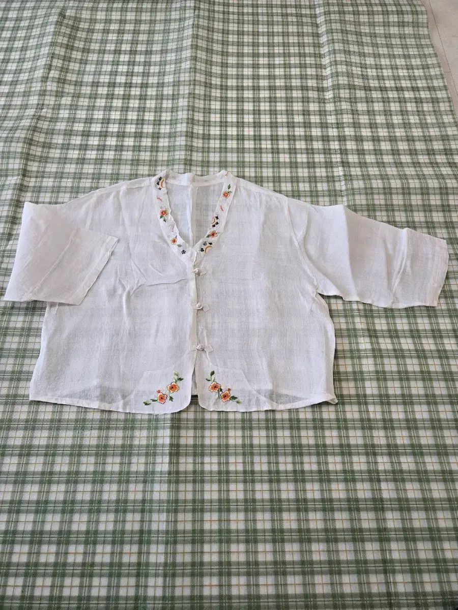 26ㅡリネン 麻 刺繍 改良 チマチョゴリ ㅡ88