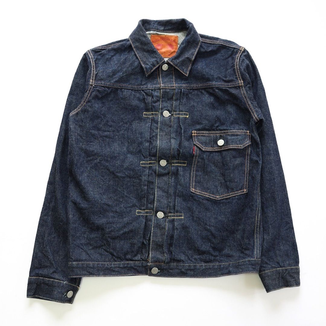 【濃紺 ほぼ未着用 】フルカウント FULLCOUNT 2737 Type1 size40 デニムジャケット ジージャン
