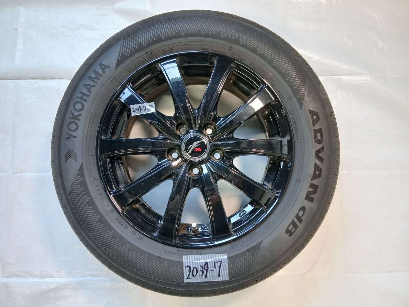 中古 ウェッズ 15インチ アルミホイール＆サマータイヤ 1台分4本セット 