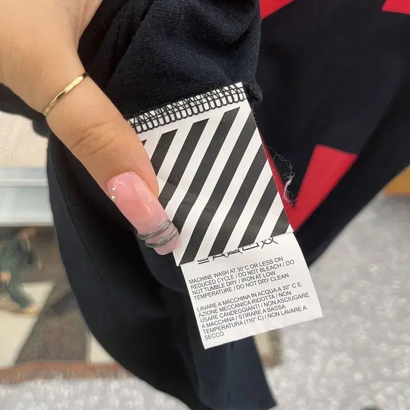 オフホワイト DIAG スプリット ストリート パンク 半袖Tシャツ XS C12214