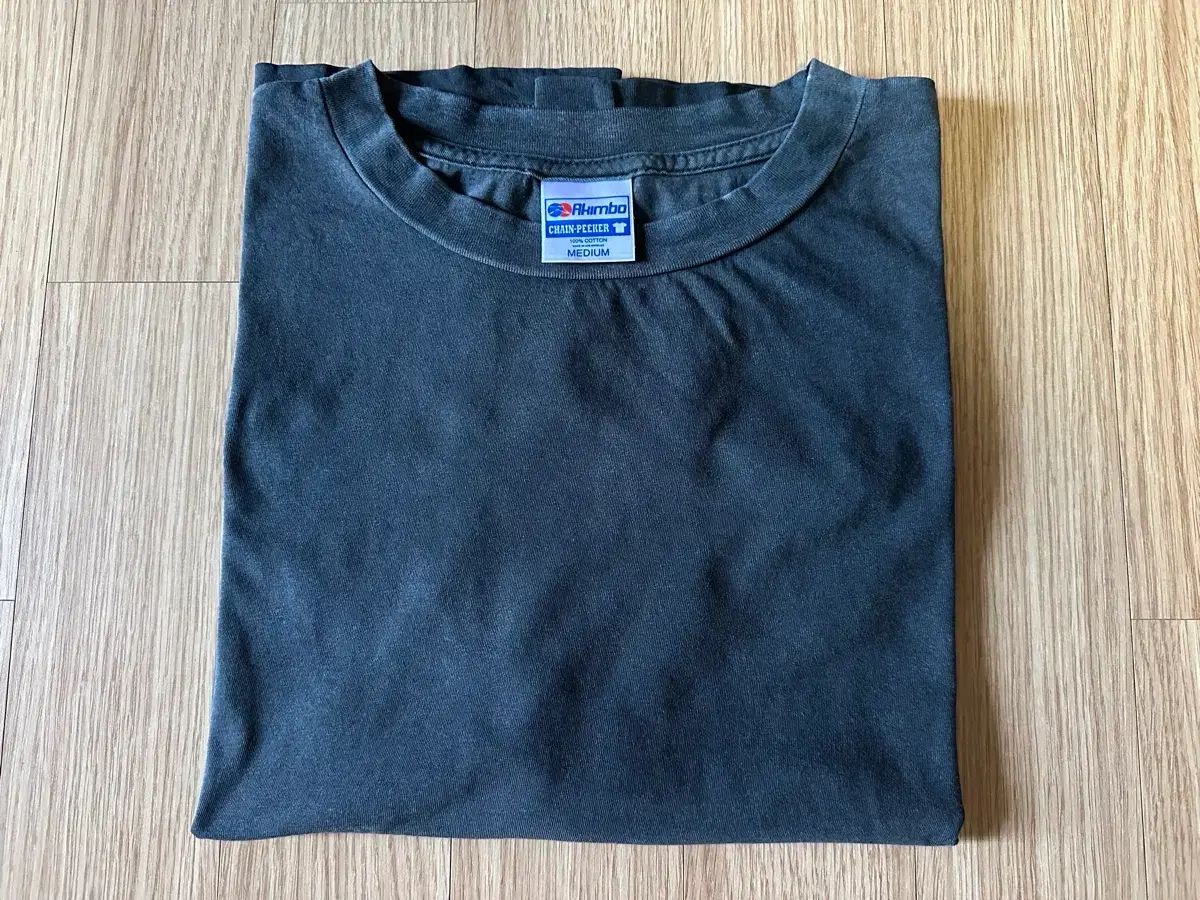 アキンボクラブ チェーンピッカー サンフェイディド ブラック Tシャツ M