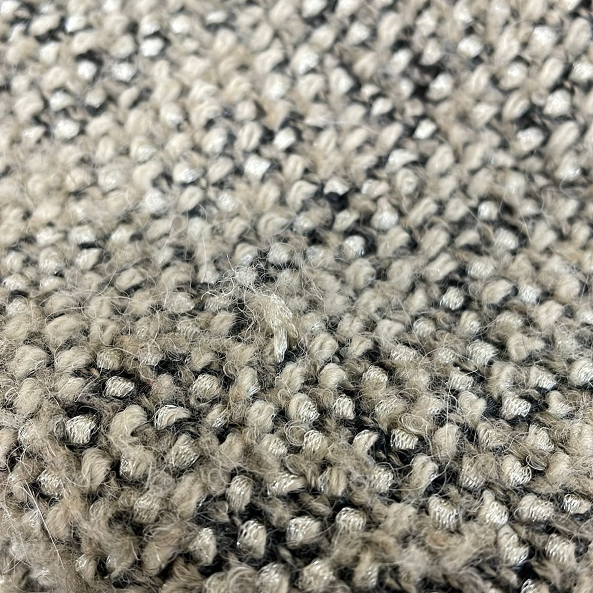 TOCCA(トッカ) コート サイズ0 XS レディース美品 - ベージュ×ライトブラウン×マルチ 長袖/ツイード/ラメ/ビーズ/フリル/冬