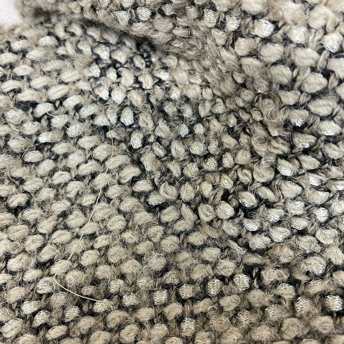 TOCCA(トッカ) コート サイズ0 XS レディース美品 - ベージュ×ライトブラウン×マルチ 長袖/ツイード/ラメ/ビーズ/フリル/冬