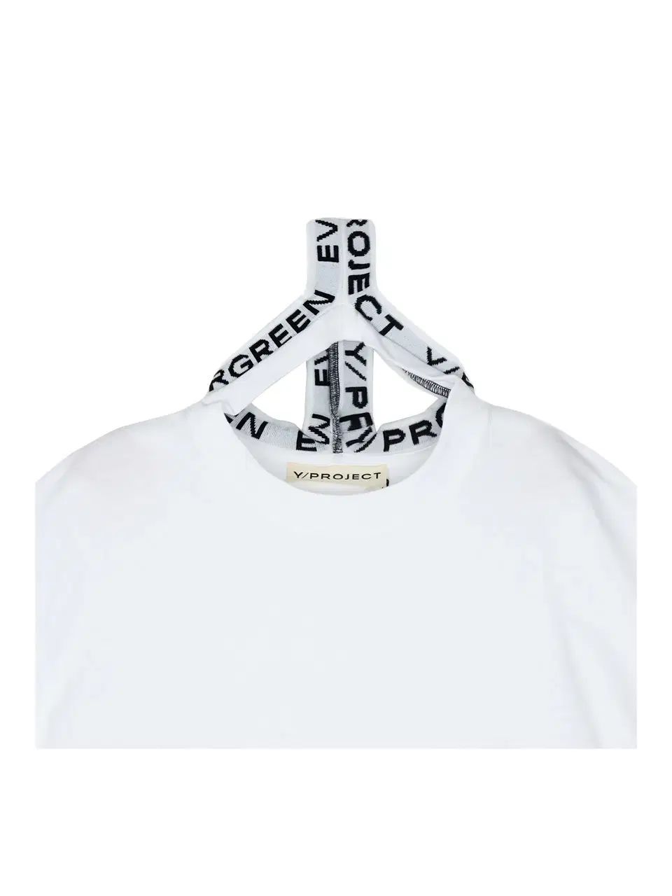 新品 Y/PROJECT トリプルクロス 白Tシャツ M 新品 Y/PROJECT トリプルクロス 白Tシャツ M