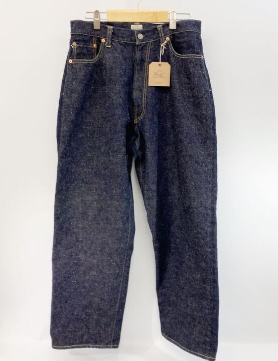 極美品 gold RECYCLED WASTE SUVIN COTTON YARN 14oz. DENIM 5POCKET WIDE PANTS GL42579A デニム M 濃紺 東洋 メンズ 極美品 gold RECYCLED WASTE SUVIN COTTON YARN 14oz. DENIM 5POCKET WIDE PANTS GL42579A デニム M 濃紺 東洋 メンズ
