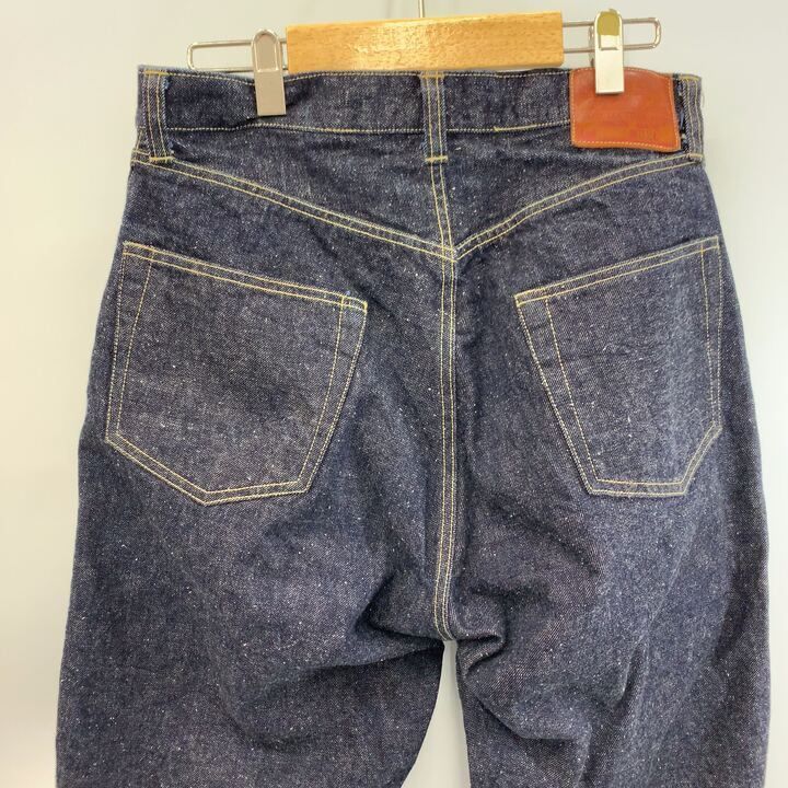 極美品 gold RECYCLED WASTE SUVIN COTTON YARN 14oz. DENIM 5POCKET WIDE PANTS GL42579A デニム M 濃紺 東洋 メンズ 極美品 gold RECYCLED WASTE SUVIN COTTON YARN 14oz. DENIM 5POCKET WIDE PANTS GL42579A デニム M 濃紺 東洋 メンズ