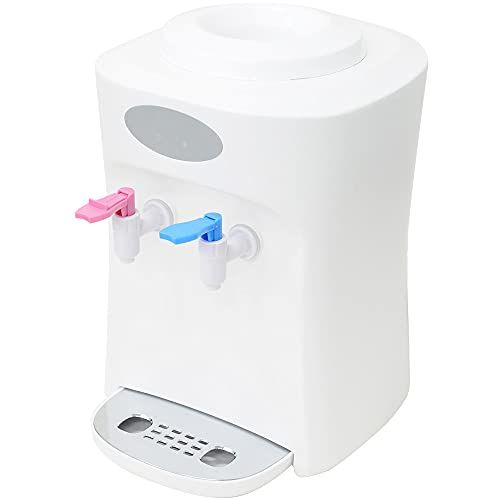 SUGGEST ウォーターサーバー 卓上 温水 冷水 ペットボトル2L対応 家庭用 チャイルドロック付き 幅28.5×奥行34×高さ41.5cm ペットボトルサーバー (ホワイト)★ SUGGEST ウォーターサーバー 卓上 温水 冷水 ペットボトル2L対応 家庭用 チャイルドロック付き 幅28.5×奥行34×高さ41.5cm ペットボトルサーバー (ホワイト)★