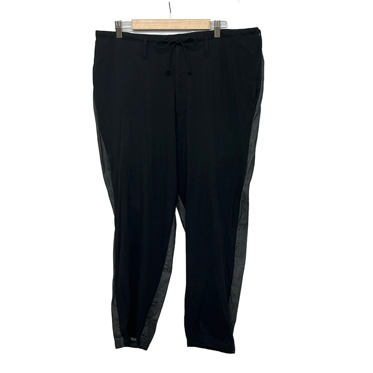 Y's(ワイズ) パンツ サイズ2 M メンズ美品 - 黒×ダークグレー フルレングス