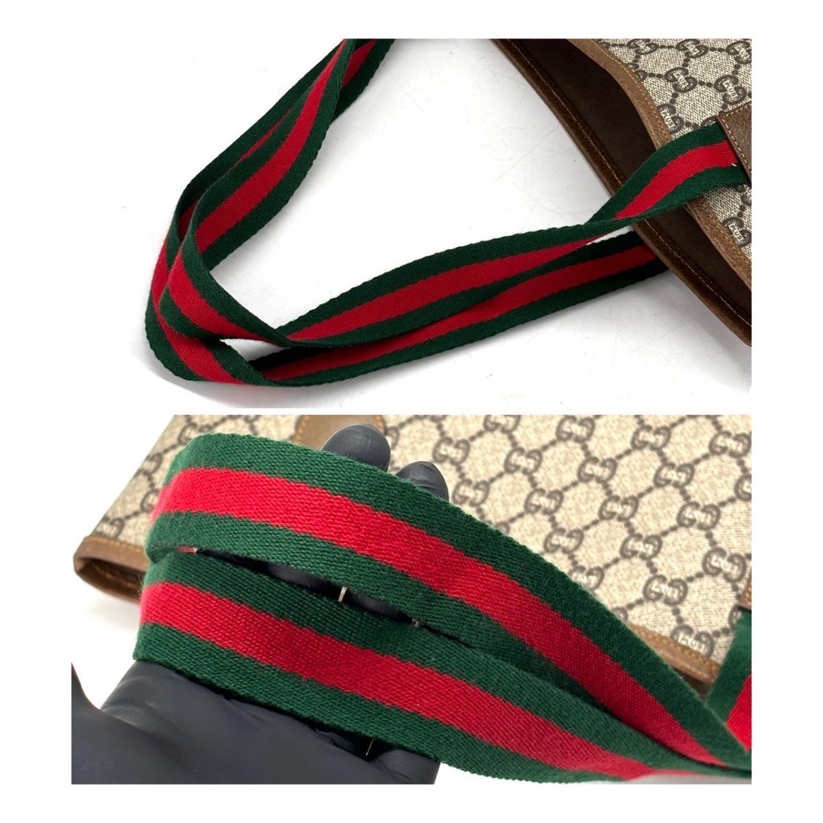 時を超える余裕】 GUCCI PLUS トートバッグ オールドグッチ GG 
