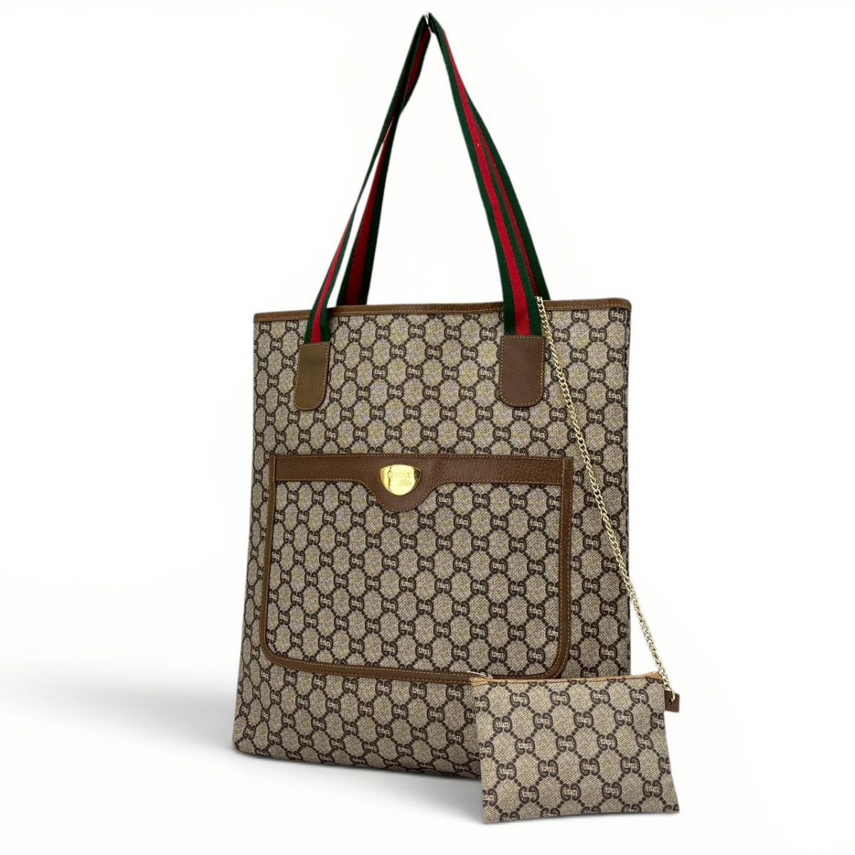 時を超える余裕】 GUCCI PLUS トートバッグ オールドグッチ GG 