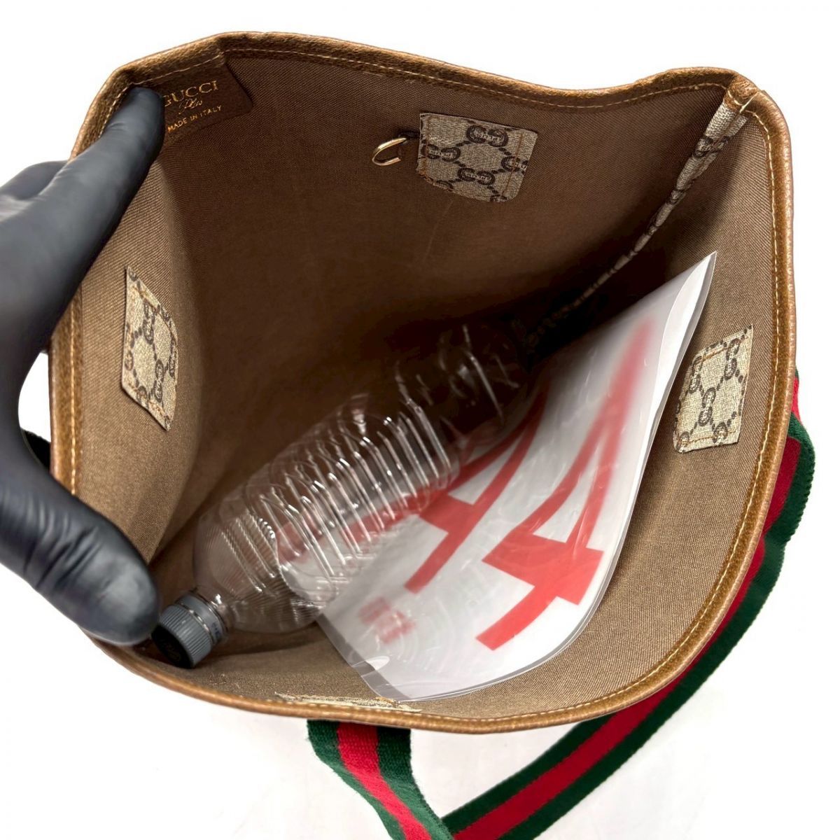 時を超える余裕】 GUCCI PLUS トートバッグ オールドグッチ GG