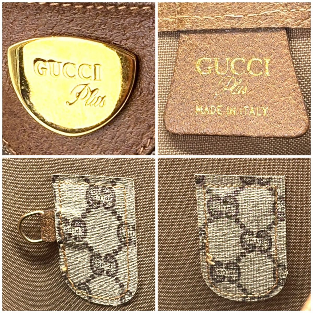 時を超える余裕】 GUCCI PLUS トートバッグ オールドグッチ GG