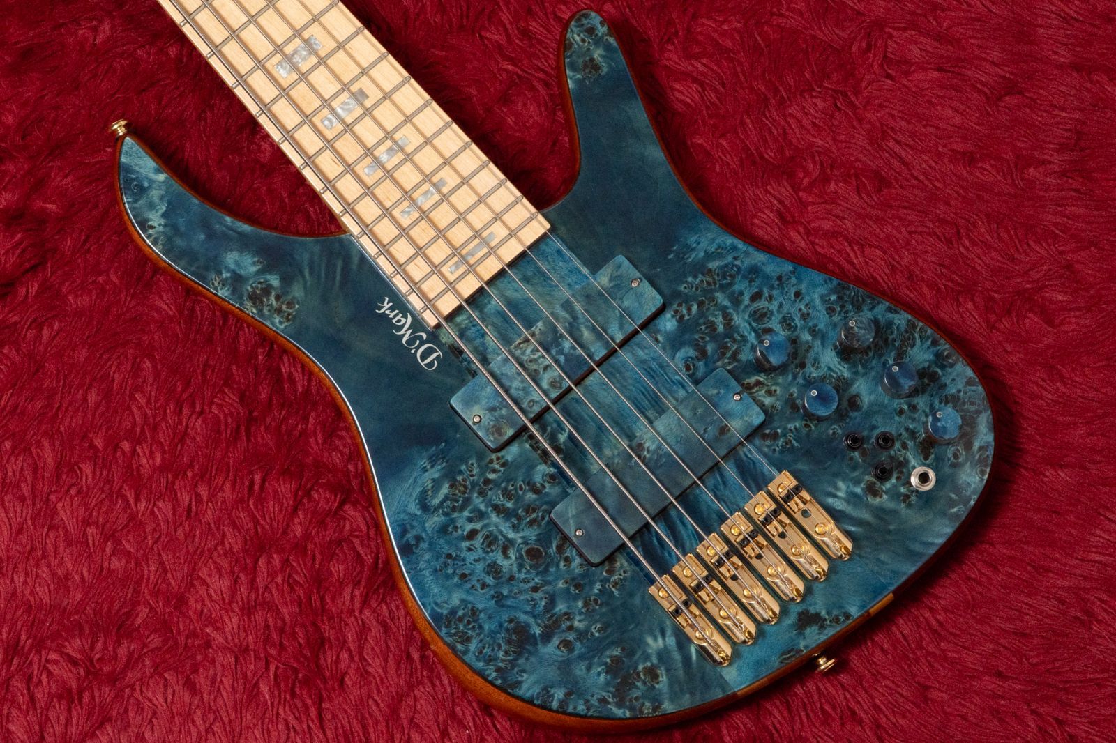 【used】D'Mark Guitars / ALPHA 6 Special Reserve Series Blue Pioppo with LEDs 2025 4.360kg #25B0020【GIB横浜】エレキベース