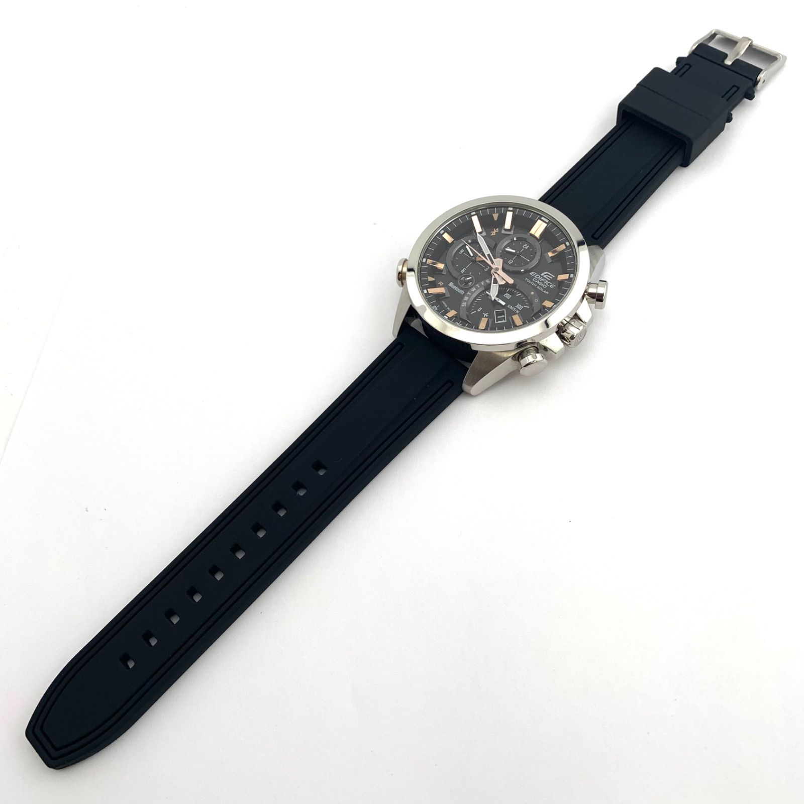 中古】CASIO EDIFICE EQB-500 タフソーラー スマートフォン連絡不可 