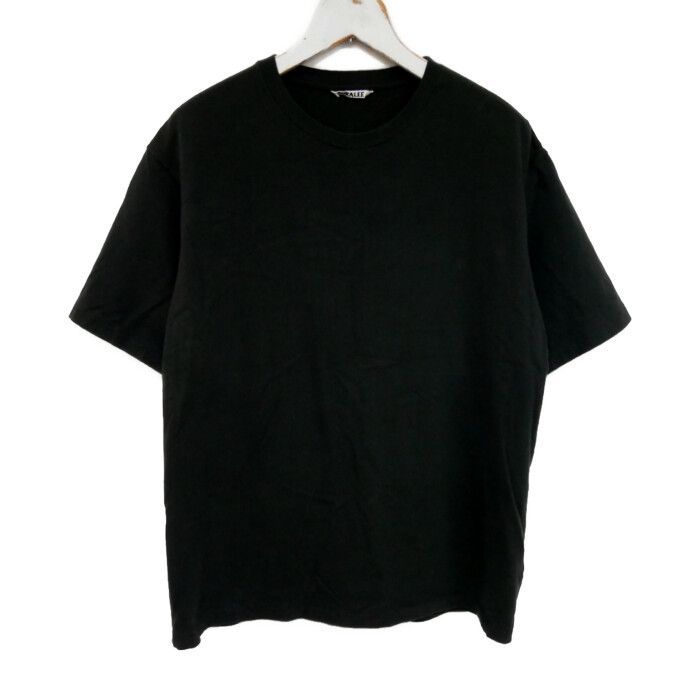 AURALEE オーラリー 国内正規 26SS BRUSHED ORGANIC COTTON JERSEY TEE ブラッシュドオーガニックコットンジャージーTシャツ 半袖 A26ST02PT INK BLACK インクブラック 黒 3