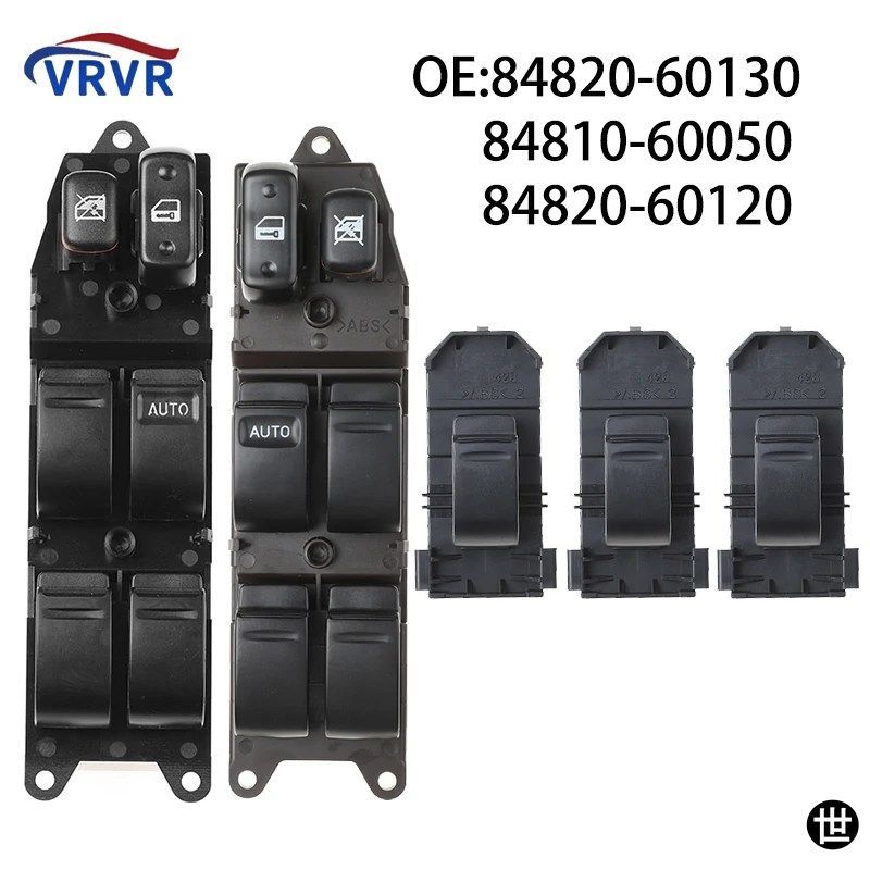 84820-60120 84820-60130 左右パワーウィンドウスイッチ 84810-60050 8482060130 8481060050 トヨタ ランドクルーザー100 1998-2002用 84820-60120 84820-60130 左右パワーウィンドウスイッチ 84810-60050 8482060130 8481060050 トヨタ ランドクルーザー100 1998-2002用