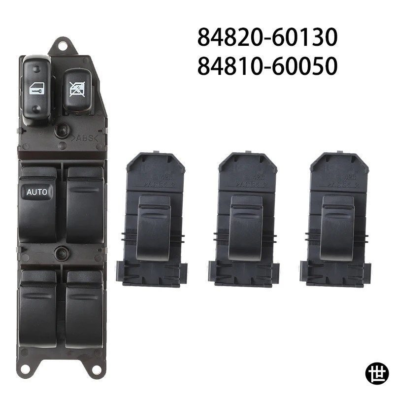 84820-60120 84820-60130 左右パワーウィンドウスイッチ 84810-60050 8482060130 8481060050 トヨタ ランドクルーザー100 1998-2002用 84820-60120 84820-60130 左右パワーウィンドウスイッチ 84810-60050 8482060130 8481060050 トヨタ ランドクルーザー100 1998-2002用