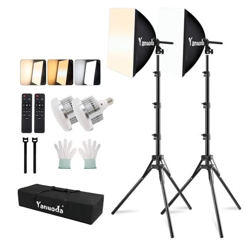 照明用ソフトボックス 40×40CM 折りたたみ式 撮影用ライト 95W LED電球 3000K-7500K 高輝度3色温度LEDライト リモコン付属 遠隔操作可能 無段階調節 照明キット 160CM伸縮三脚スタンド 軽量化デザイン 携帯便利 0461f6fd