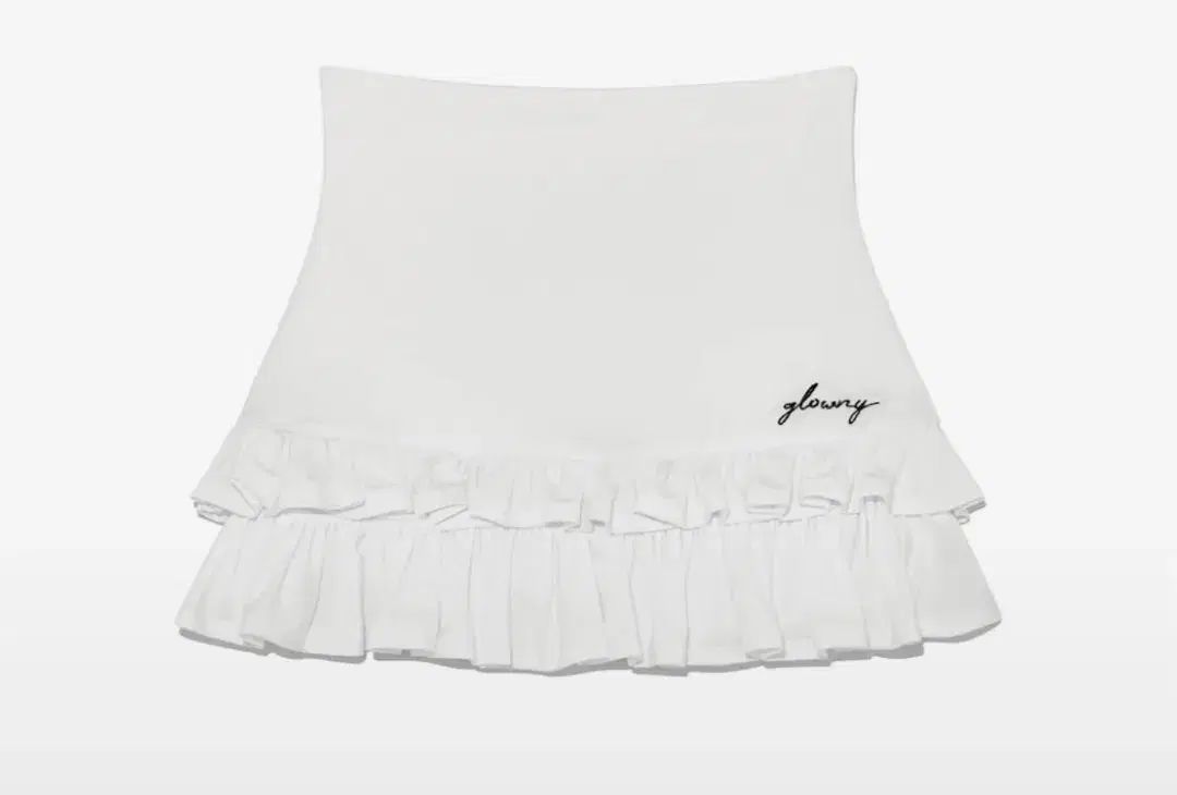 GLOWNY グロウニー lulu ruffle mini skirt (ivory)